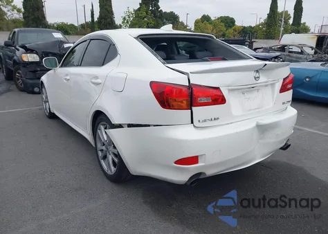 2006 Lexus Is 250 z USA, uszkodzony, nr VIN JTHBK262262010287